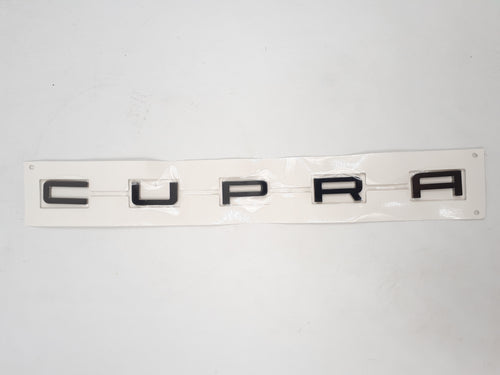 Logo Trasero de Portón Original Cupra Formentor y Leon en color Negro 5FA853687H5DV