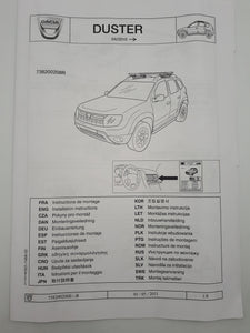 Barras de Techo originales para Dacia Duster I (2009-2017) 738200208R