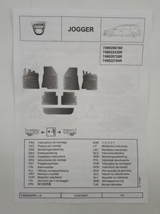 Satz Gummi-Fußmatten für Dacia Jogger Original 7-Sitzer 749022430R