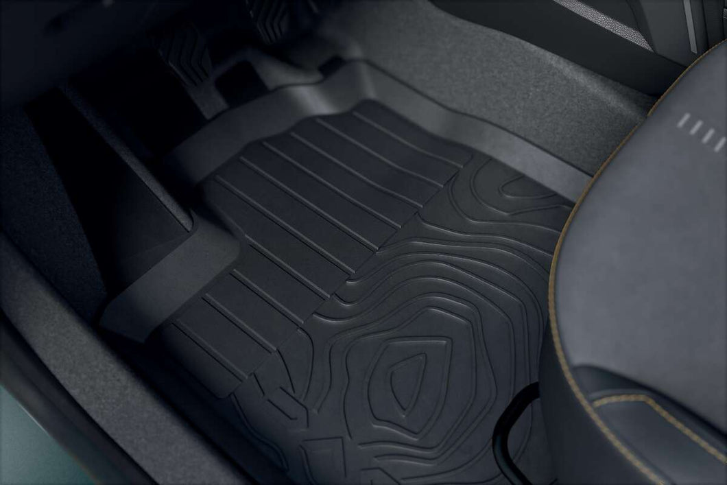 Alfombrillas Originales de goma Dacia Duster II (2018-2024) con borde altos