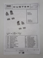 Set de 4 alfombrillas textiles originales Dacia Duster III (2024-2025) para motor 48v TCE 130
