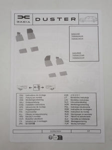 Set de alfombrillas textiles a medida originales Dacia Duster III (2024-2025)