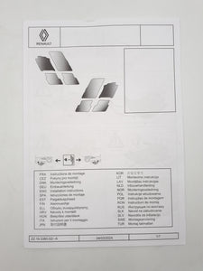 Juego de 4 alfombrillas de caucho para Renault 5 E-Tech Eléctrico 749M68308R