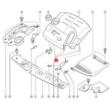 Soporte fijacion tapa motor Original Renault y Dacia 7701056972 Nuevo a estrenar