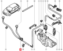 Raccord  T de 3 vías para lavafaros Renault Clio II (1998-2005) Original 7705030390