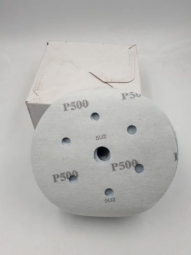 Caja con 100 uds de discos de lija IXELL P500 de 150 mm de diametro 7711221930