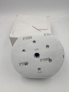 Caja con 100 uds de discos de lija IXELL P500 de 150 mm de diametro 7711221930
