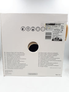 Papel de Lijar en rollo con soporte de espuma 3M 216U Soft hand 114mm por 25 metros.