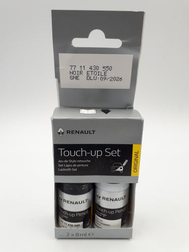 Touch-up brush kit Renault Dacia 7711430550 GNE Black Original
