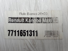 Rulo de 60 cm + 2 Soportes de Rulo de carga extensibles de barras acero 30x20 cm Renault Kangoo II Maxi 2014-2021  L2 ORIGINAL 7711651311