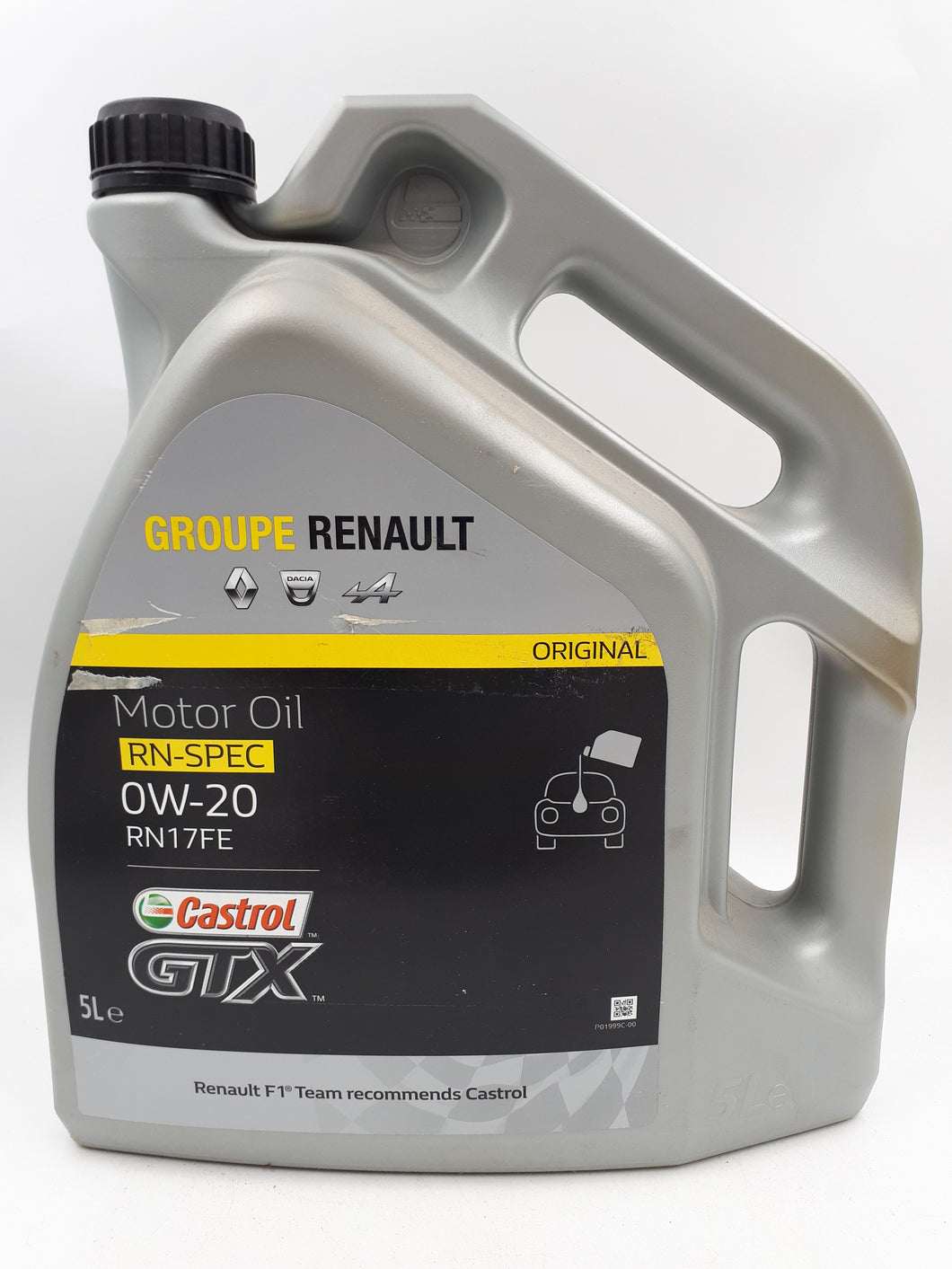 Garrafa de Aceite 5 litros Castrol Renault RN17FE 0W20 ORIGINAL 771194 ...