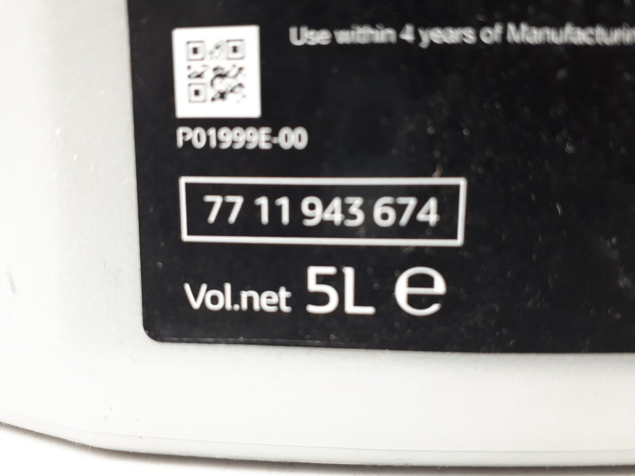 Garrafa de Aceite 5 litros Castrol Renault RN17FE 0W20 ORIGINAL 771194 ...