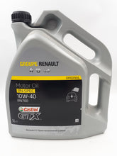 Garrafa de Aceite 5 litros Castrol Renault 7711943678 RN700 10W40 5L ORIGINAL