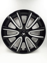 Set de 4 Tapacubos Originales de Renault Dacia de 16" Nadi bicolor negro y gris.