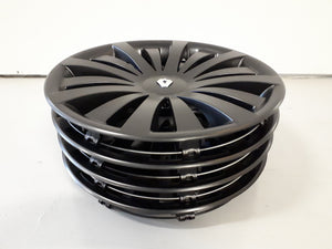 Juego de 4 Tapacubos negros Originales de 15" Renault Zoe y Clio V 2019-2025