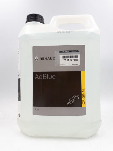 Garrafa de 5 Litros de Ad Blue adblue Original para coches Renault y Dacia
