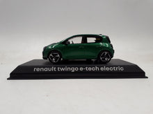 Miniatura del Renault Twingo E-Tech 1/43 Original en color verde