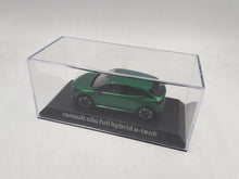 Miniatura del Renault Clio VI Full Hybrid E-Tech 2025 1/43 verde Metal Zamack