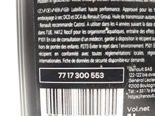 Garrafa de Aceite de Caja de Cambios Automática DC0 DC4 ORIGINAL Renault y Dacia 1 litro 7717300553
