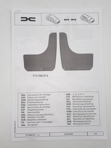 Pareja de faldillas delanteras o traseras originales para varios modelos de DACIA 7717301274