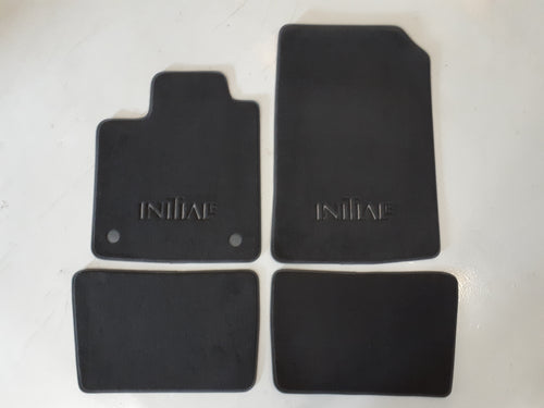 Juego de 4 alfombrillas Renault Twingo II 2(2007-2014) INITIALE PARIS edición limitada