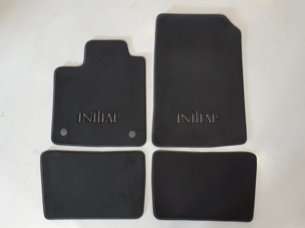 Juego de 4 alfombrillas Renault Twingo II 2(2007-2014) INITIALE PARIS edición limitada