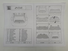 Bandeja de Maletero a medida Renault Zoe 2013-2023 ORIGINAL