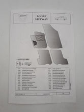 Juego de Alfombrillas originales para Dacia Logan MCV II 2012-2019 Edición Limitada