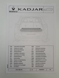 Bandeja de Maletero para Renault Kadjar Original de Renault 8201583479