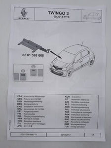 Soporte para extintor de coche Renault y Dacia Original 8201598666