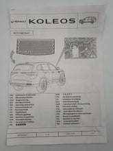 Bandeja de Maletero protectora para Renault Koleos II (2016-2025) Original 8201665647