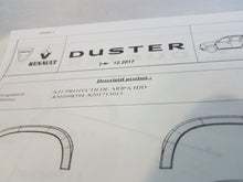 Juego de 4 protecciones de Pasos de Ruedas Dacia Duster II (2018-2024) original de Renault con sensores 8201713013  o sin sensores 8201698594 - MLBMOTOR