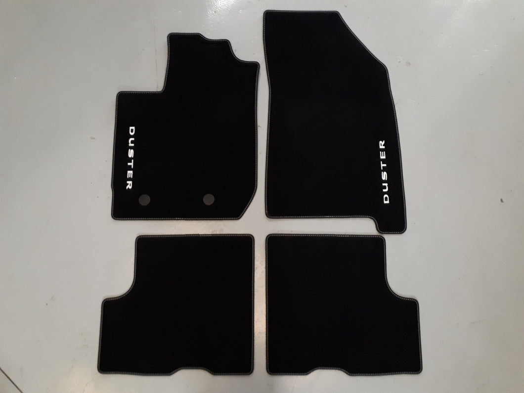 Juego de 4 Alfombrillas Textil Premium Alta Gama Dacia Duster II 2018-2024 ORIGINAL 8201710717