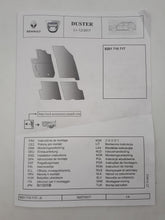 Juego de 4 Alfombrillas Textil Premium Alta Gama Dacia Duster II 2018-2024 ORIGINAL 8201710717