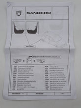 Faldillas guardabarros traseros para  Dacia Sandero III 2021-2025 ORIGINALES 8201735532
