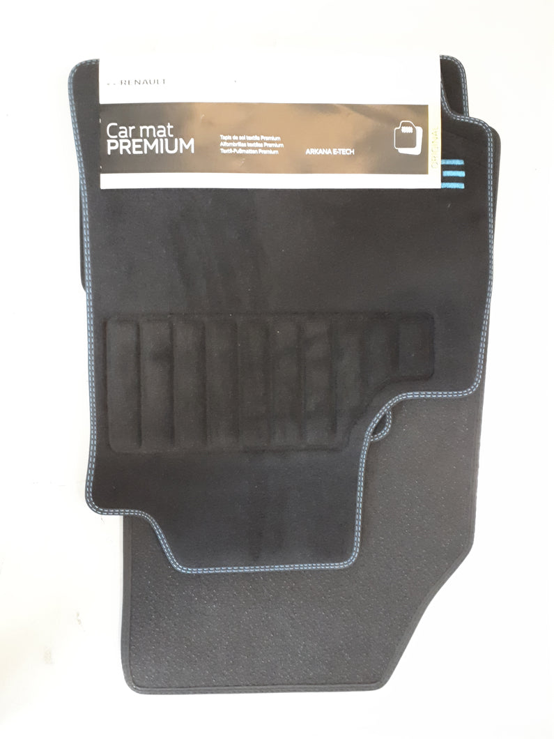 Set 4 Alfombrillas textiles Renault Arkana E-Tech Premium Originales 8201736162
