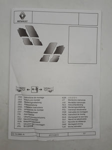 Set 4 Alfombrillas textiles Renault Arkana E-Tech Premium Originales 8201736162