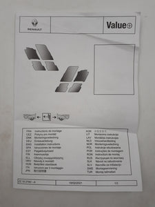 Set de alfombrillas textiles Renault Megane III (2008-2016) originales 8201740495