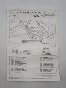 Pareja de umbrales de puerta iluminados Renault Arkana 8201748665