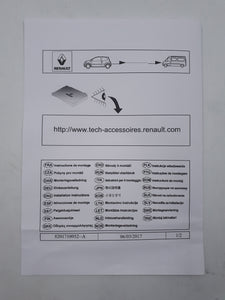 Antena de Tiburón negra original Dacia Duster III (2024-2026) 8201756647