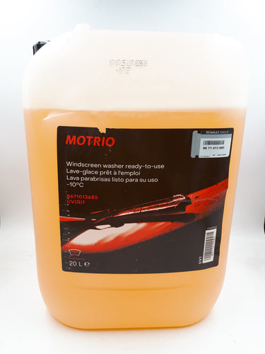 Garrafa de 20 litros de Líquido limpiaparabrisas Motrio