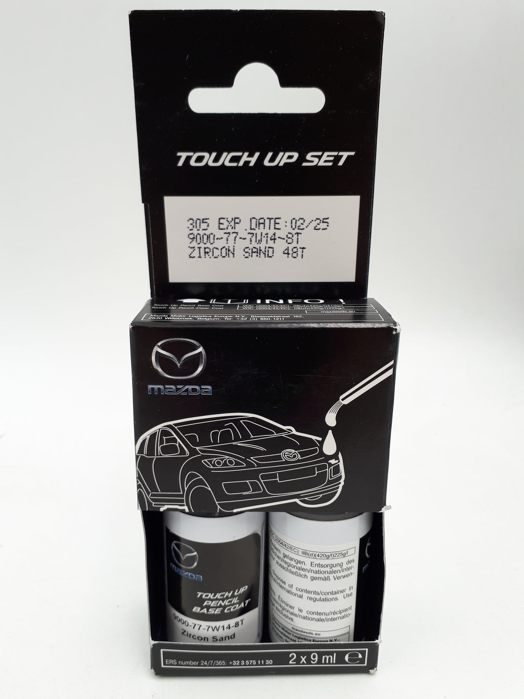 Kit de pinceles de retoque color zircon sand MAZDA 48T ORIGINALES 9000777W148T