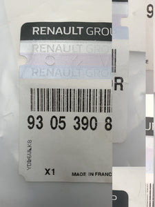 Logo emblema rótulo Original Renault MONACO GP Megane III (2008-2016) Sport 930539089R