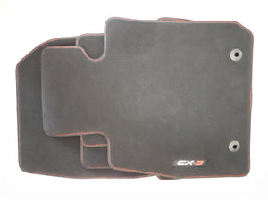 Set de alfombrillas para Mazda CX-3 CX3 Luxury con letra roja desde 2015 a 2020 Originales