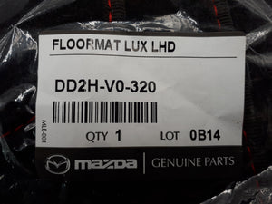 Set de alfombrillas para Mazda CX-3 CX3 Luxury con letra roja desde 2015 a 2020 Originales