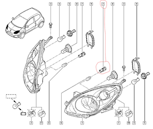 Manguito Renault Twingo II y Wind 2007-2014 ORIGINAL a estrenar 7701070822