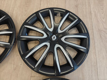 4 Tapacubos Originales de Renault y Dacia de 16" Nadi bicolor negro y gris.Outlet