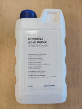 Anticongelante ORIGINAL Hyundai garrafa de 1 litro color Rosa. - MLBMOTOR