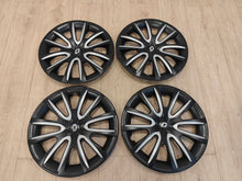 4 Tapacubos Originales de Renault y Dacia de 16" Nadi bicolor negro y gris.Outlet