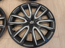 4 Tapacubos Originales de Renault y Dacia de 16" Nadi bicolor negro y gris.Outlet